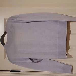 Halogen xs grey/blue open back sweater